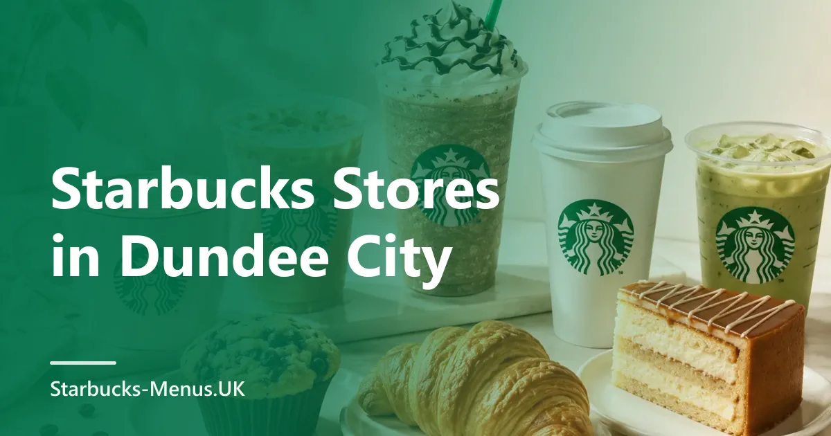 Starbucks Stores in Dundee City