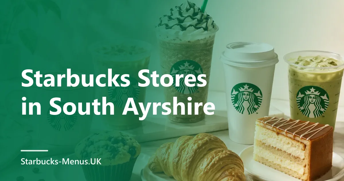 Starbucks Stores in South Ayrshire