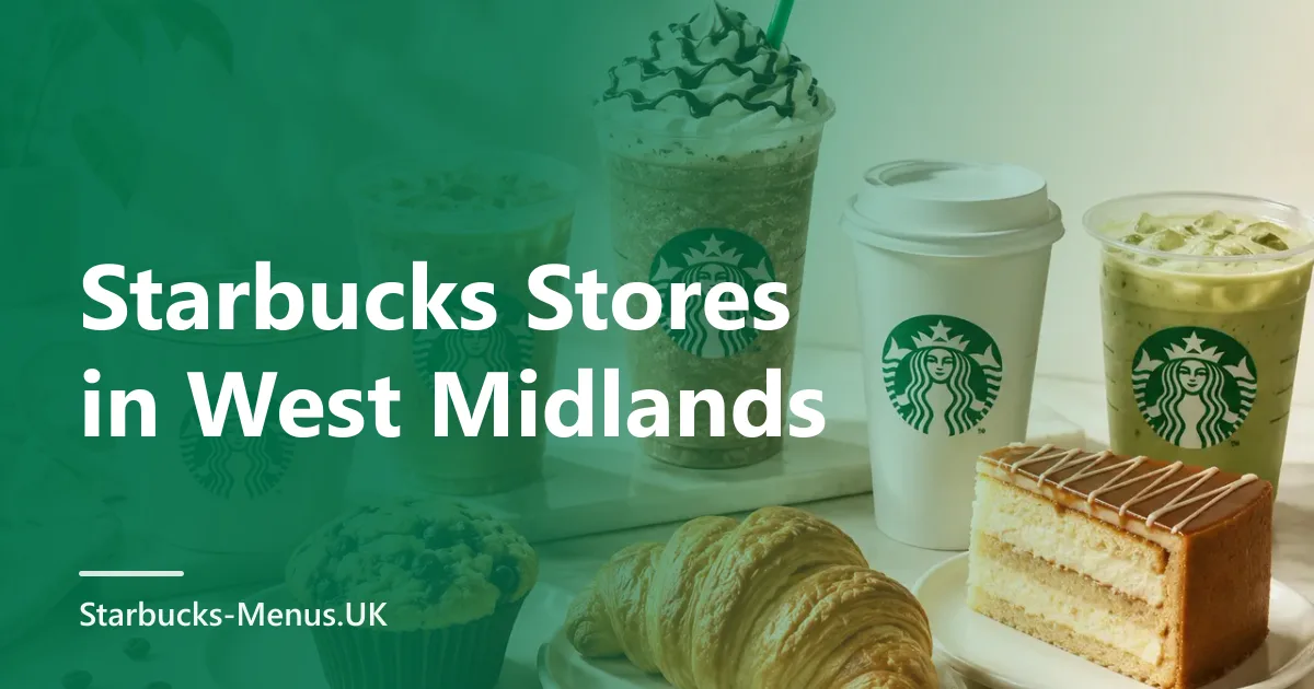Starbucks Stores in West Midlands